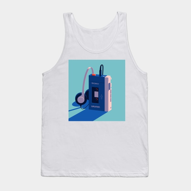 80's gadgets num.1 Tank Top by Ricard Jorge illustration